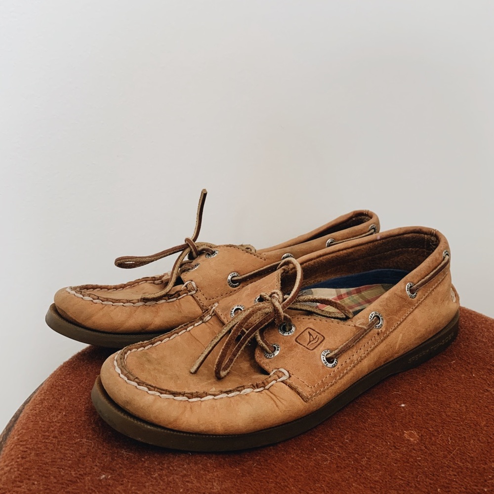💀BOGO FREE Sperry Authentic Boat Shoe Leather 7